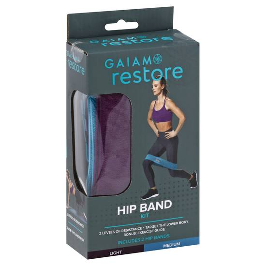 Gaiam Restore Hip Band Kit (purple, blue)