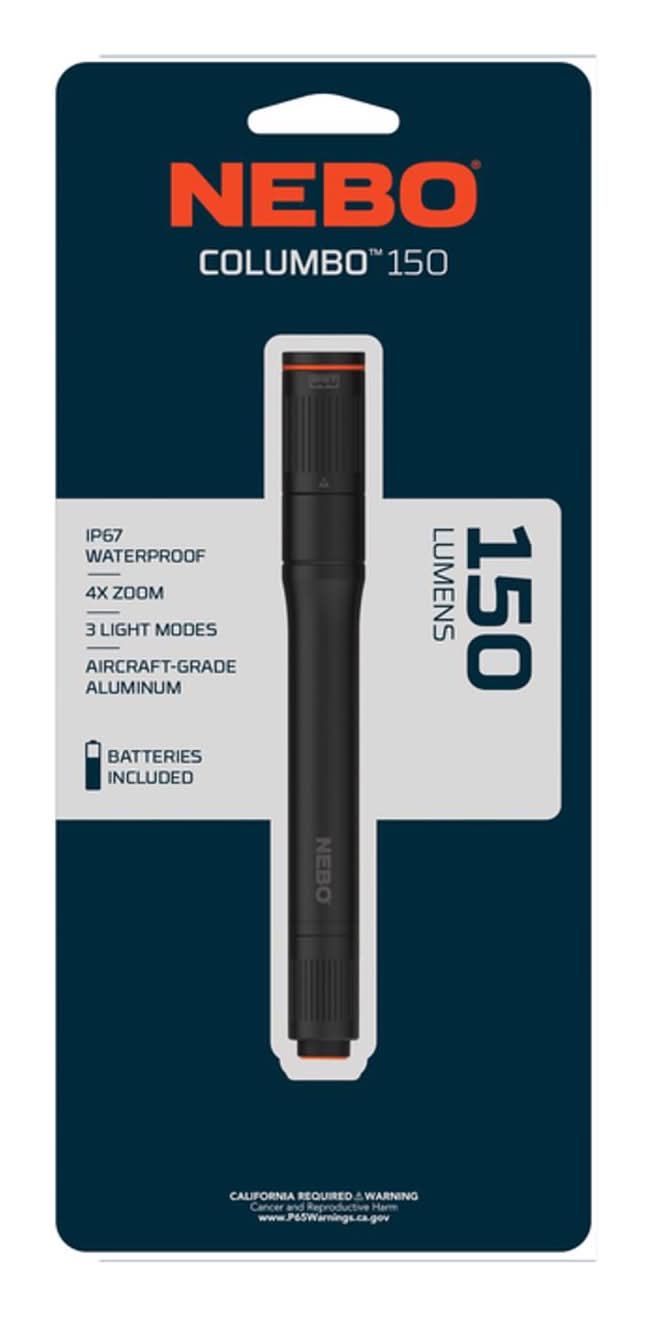 Nebo Columbo 150 Lm Black Led Pen Light Aaa Battery