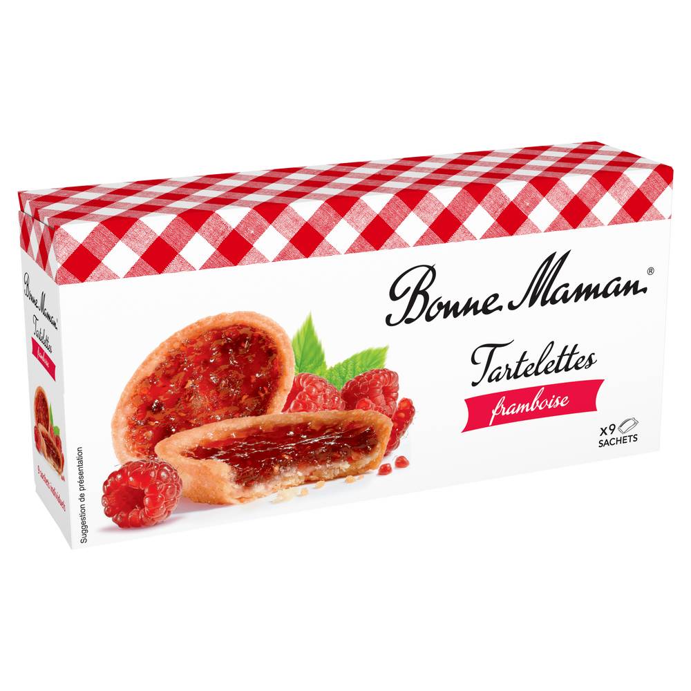 Bonne Maman - Tartelette framboise avec arômes naturels (135g)