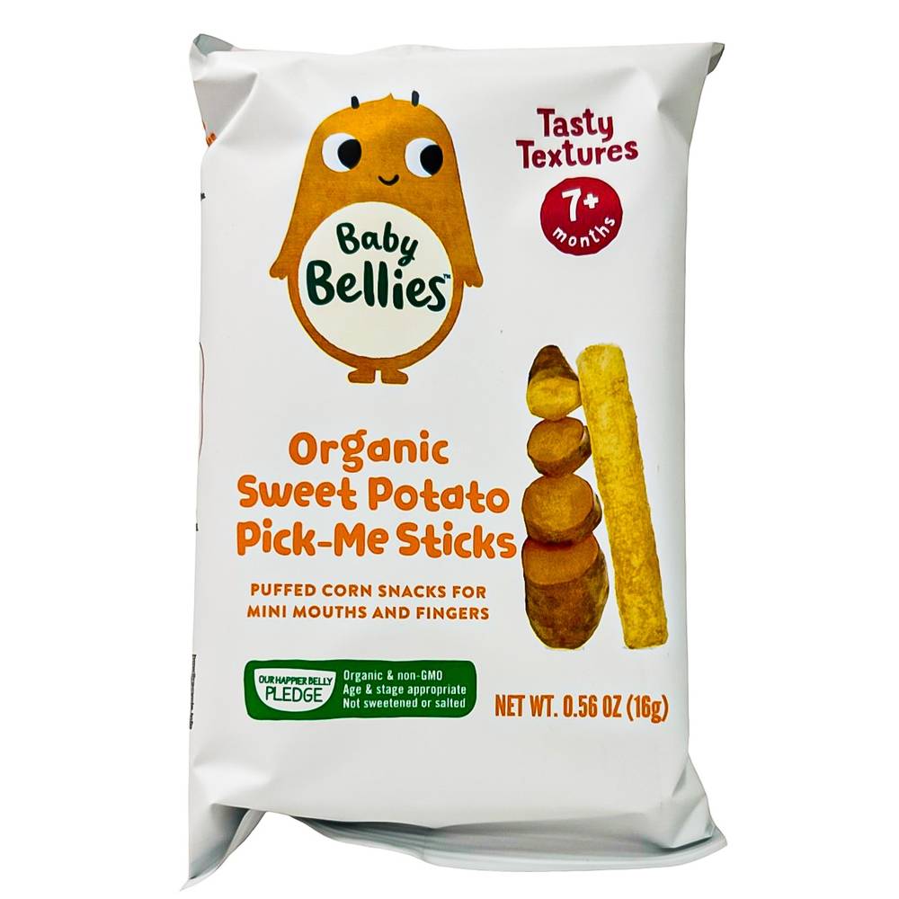 Little Bellies Organic Pick Me Sticks Baby Snacks (sweet potato)