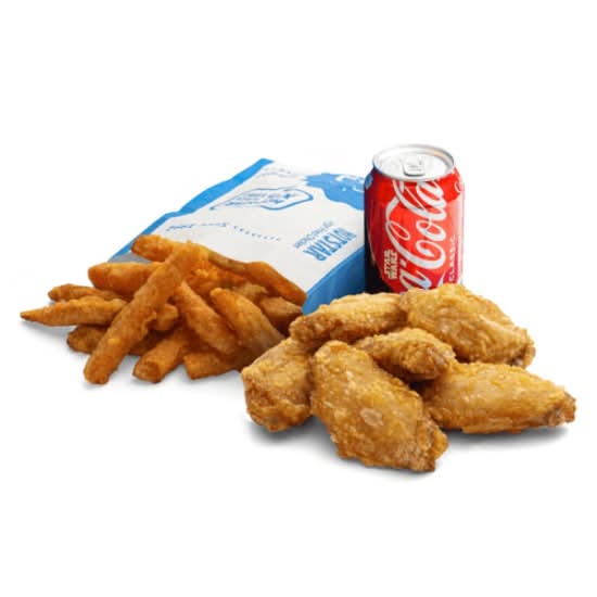 Crispy Wings & Sweet Potato