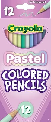 Crayola Pastel Colored Pencils, Assorted (12 ct)