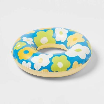 31" Inflatable Daisy Design Swim Tube - Sun Squad™