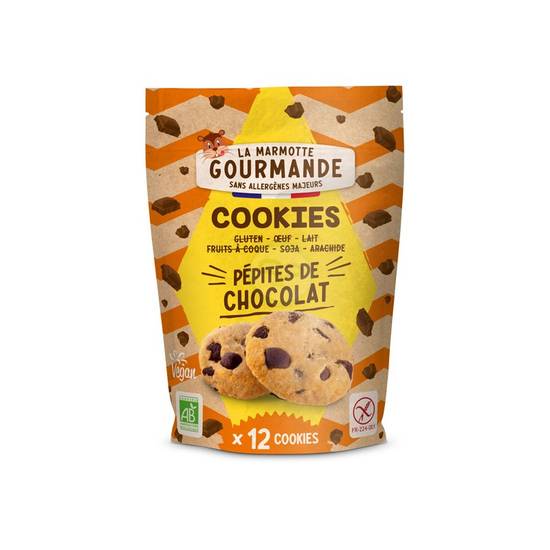 Cookies pepites chocolat 150g - LA MARMOTTE GOURMANDE - BIO