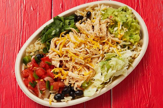 Shredded Chicken Burrito Bowl