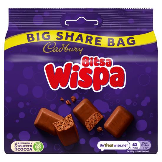 Cadbury Bitsa Wispa Milk Chocolate Bag (185.5g)