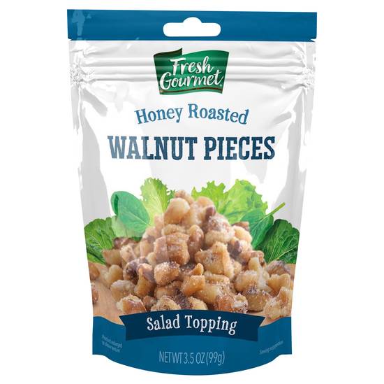 Fresh Gourmet Honey Roasted Walnut Pieces Salad Toppings