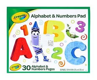 Crayola Alphabets & Numbers Pad (99-3406)