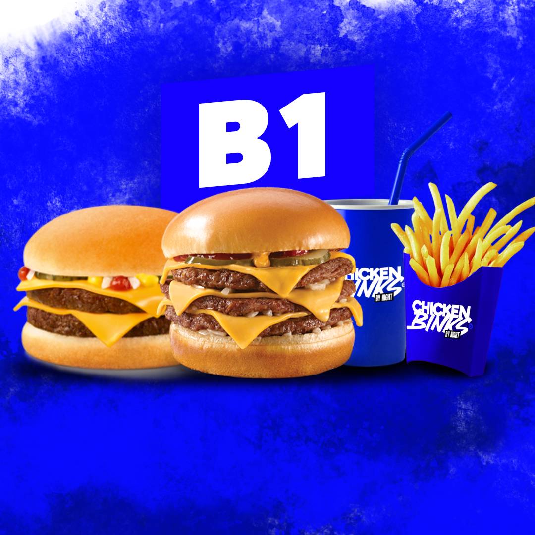 B1 Double Cheese + Triple Cheese