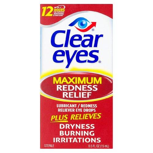 Clear Eyes Maximum Redness Relief Eye Drops - 0.5 fl oz