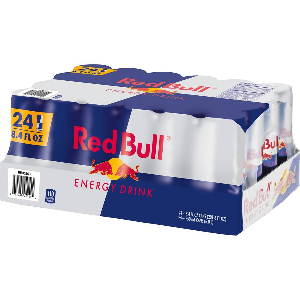 Red Bull Energy Drink, 8.4 fl oz, 24 count