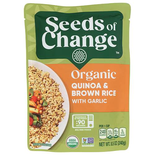 Seeds Of Change Organic Quinoa & Brown Rice with Garlic