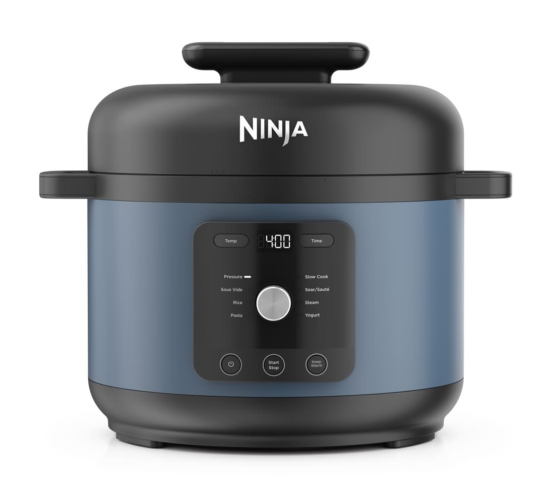 Ninja - HyperHeat 6.5-qt Pressure Cooker - Blue Macaron