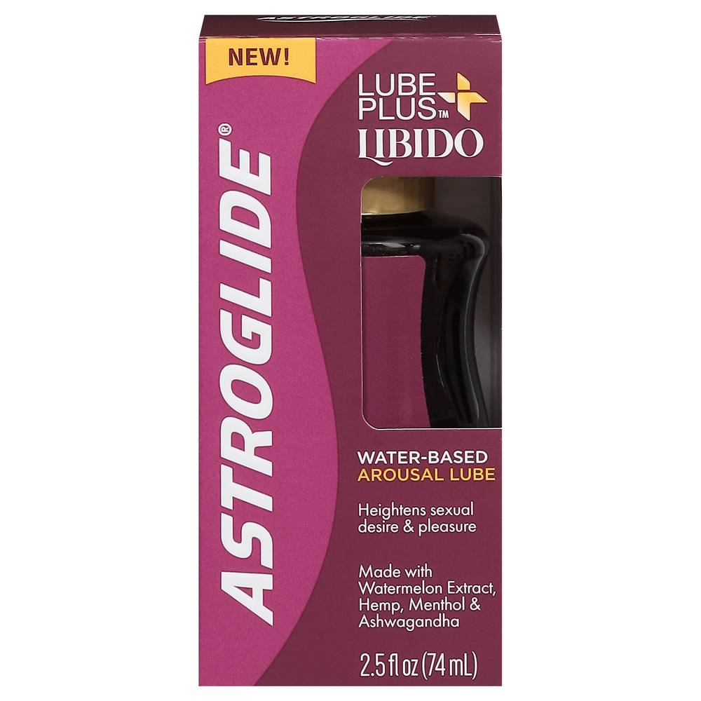 Astroglide Lube Plus Libido Water-Based Arousal Lube (2.5 fl oz)