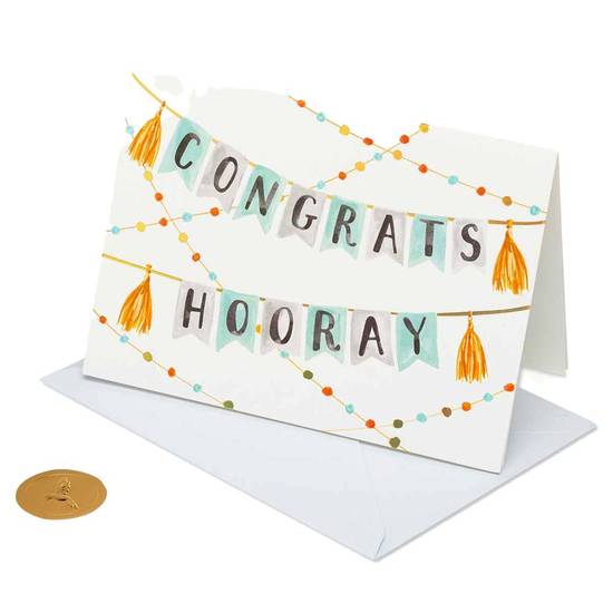 Papyrus Congrats Hooray Card (1 unit)