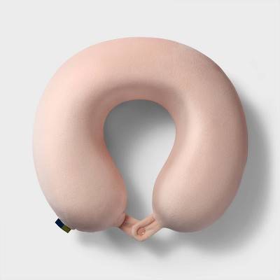 Open Story Memory Foam Travel Neck Pillow, Pink