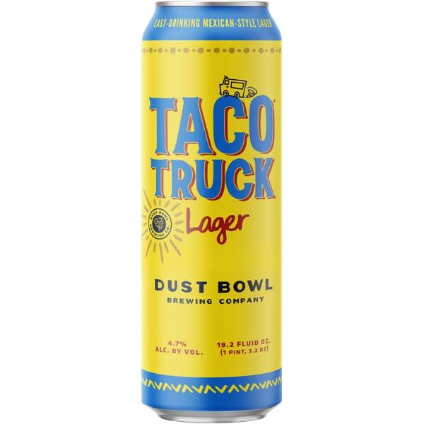 Dust Bowl Brewing Taco Truck Lager (19.2oz can)