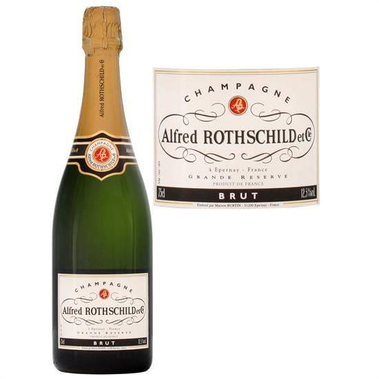 Champagne Grande Réserve brut ALFRED ROTHSCHILD - la bouteille de 75cL