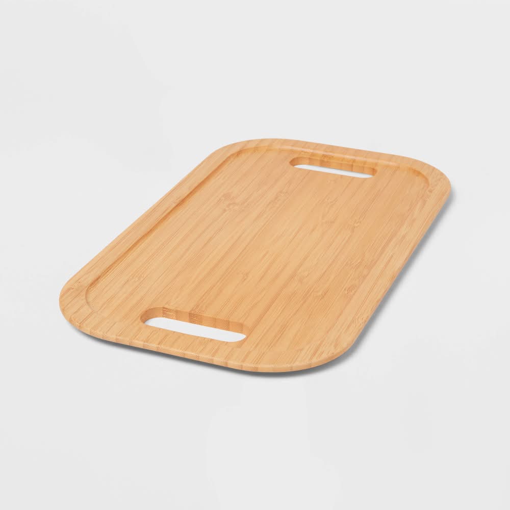Brightroom Narrow Bamboo Lid With Cutout Handles