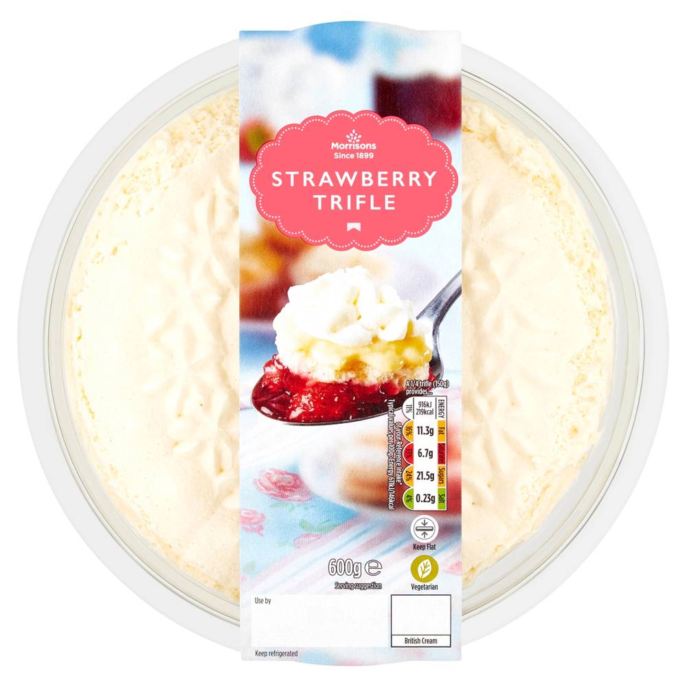 Morrisons Strawberry Trifle 600G