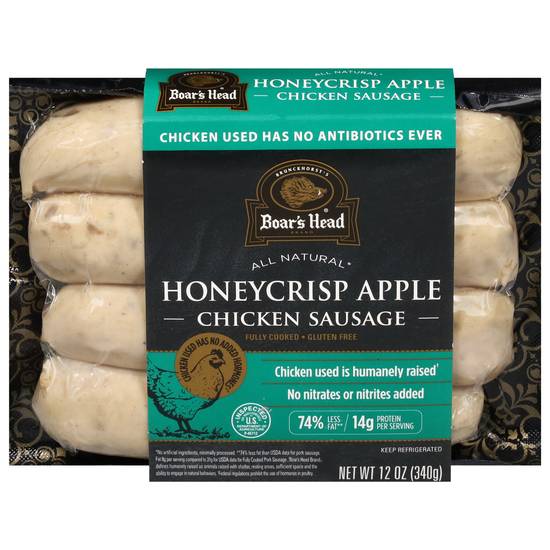 Boar's Head All Natural Honeycrisp Apple Chicken Sausage