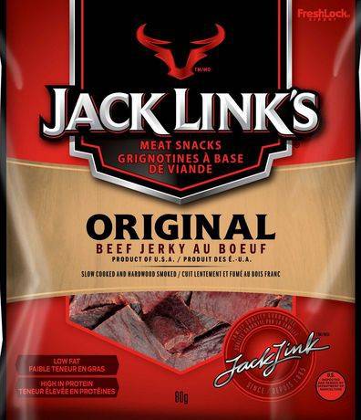 Jack Link's Original Beef Jerky Meat Snacks (80 g)