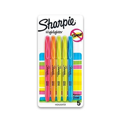 Sharpie Accent Pocket Style Highlighters Narrow Chisel Tip ( assorted)