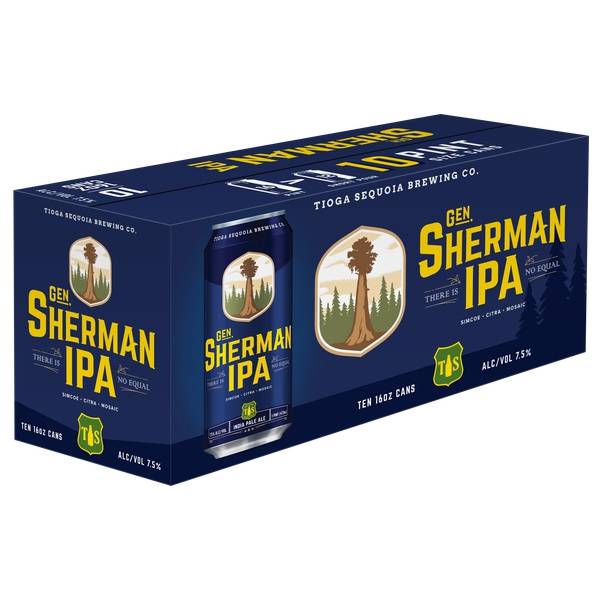 Tioga-Sequoia Brewing General Sherman Ipa (4x 16oz cans)