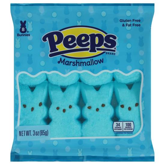 Peeps Blue Mrshmallow Bunnies (3 oz)