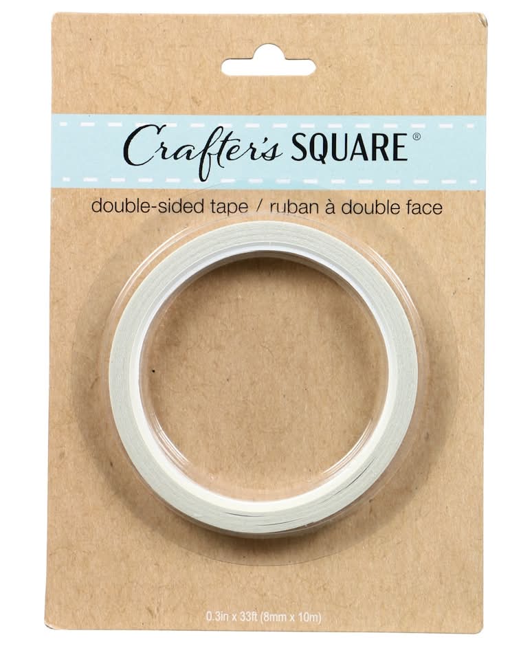 Crafters Square Doubled-Sided Tape, 0.3in x 33ft