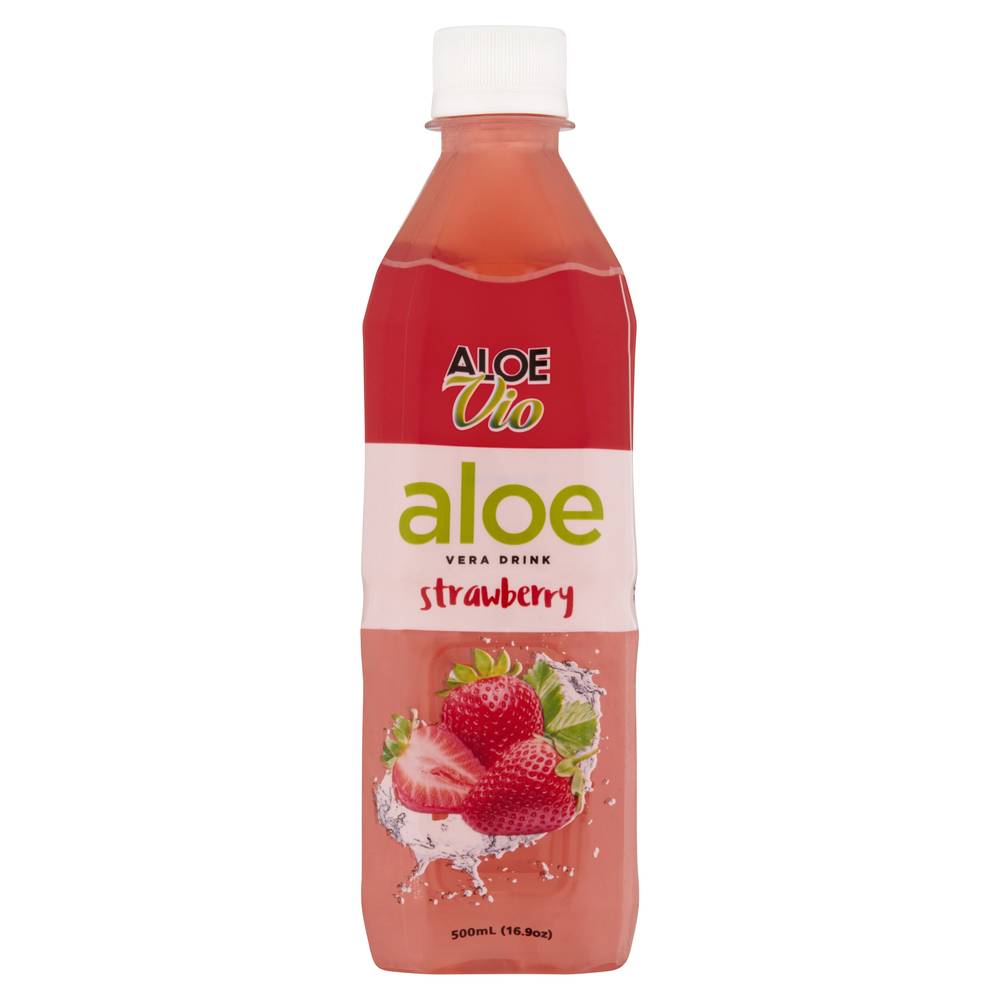 Aloe Vio Aloe Vera Drink Strawberry Delivery Near Me | Order Online | Uber  Eats