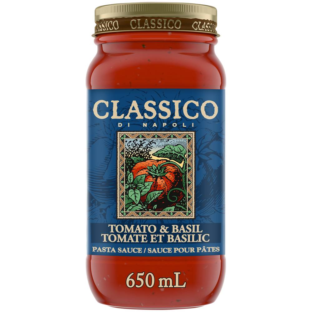 Classico Tomato & Basil Pasta Sauce (650 ml)