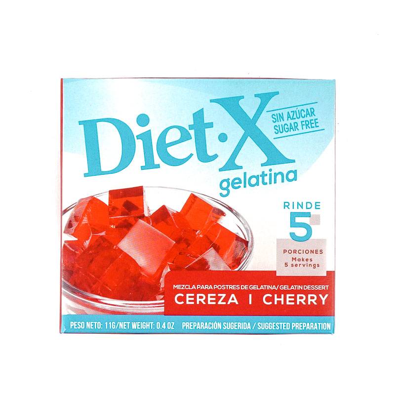 Diet-x gelatina de cereza (caja 11 g)