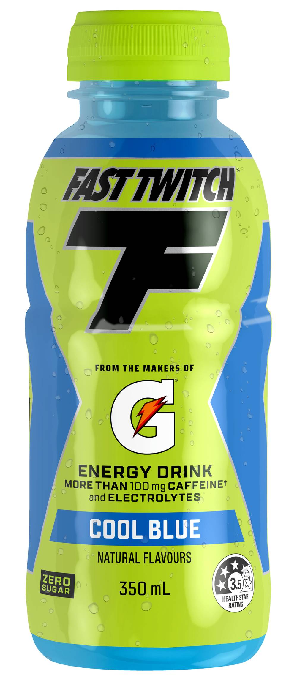 Gatorade Fast Twitch Energy Drink, Cool Blue (350mL)