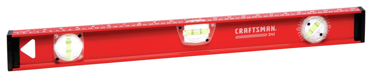 Craftsman 24 In. Aluminum I-Beam Level 3 Vial