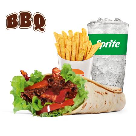 Menu Bbq Beef Wrap