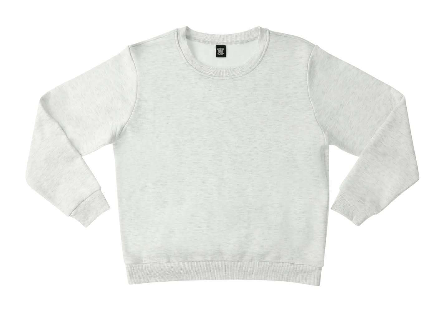 Cozy Fleece Crewneck Large Pastel Gray