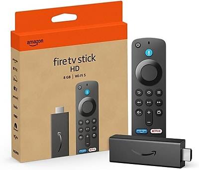 Amazon Fire TV Stick HD, 8GB, WiFi 5, Black (B0CQMRKRV5)