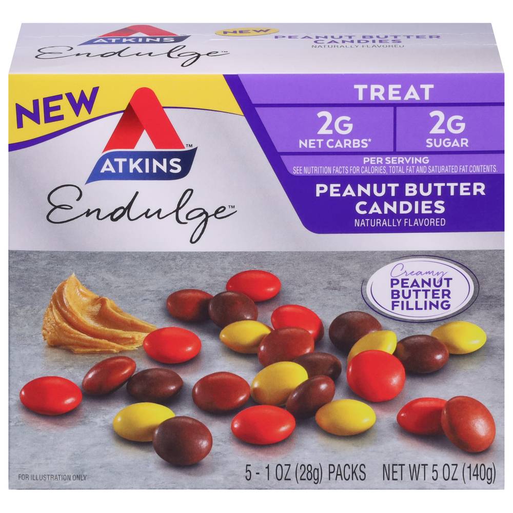 Atkins Endulge Candies, Peanut Butter (1 oz, 5 ct)