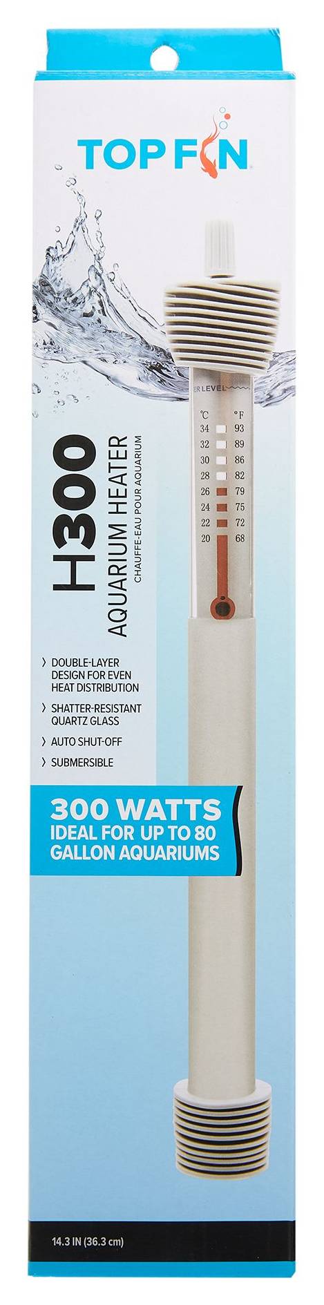 Top Fin Submersible Aquarium Heater