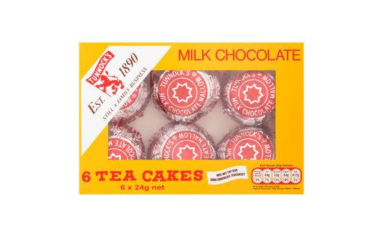 Tunnock's Milk Chocolate Tea Cakes 6X24G