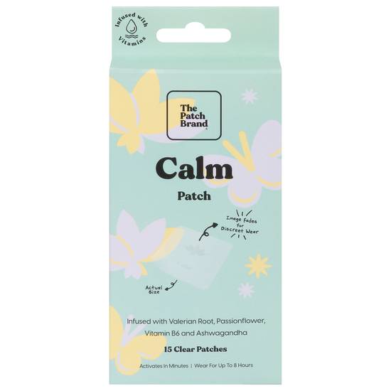 The Patch Brand Clear Infused With Vitamins Calm Patch (15 ct)