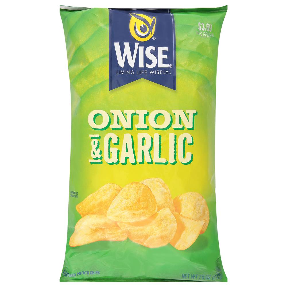 Wise Onion & Garlic Potato Chips (7.5 oz)