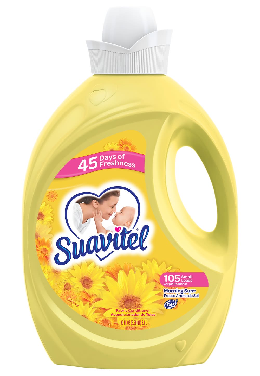 Suavitel Fabric Softener Conditioner, Morning Sun (105 fl oz)
