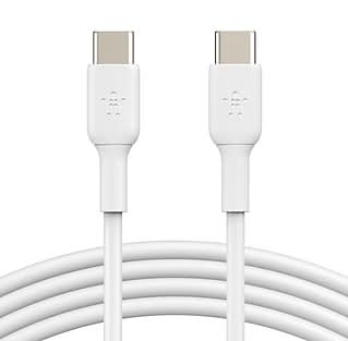 Belkin BoostCharge USB-C to USB-C Charging Cable, 3.3 ft., White (CAB003bt1MWH)