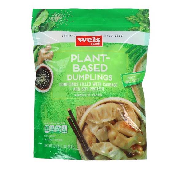 Weis Quality Asian Dumplings Plant Based