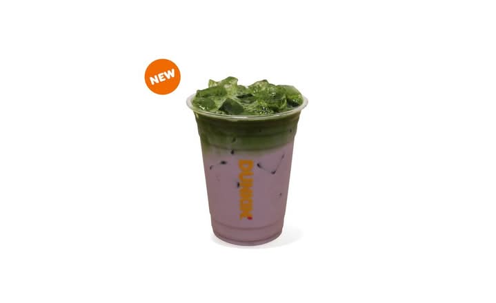 Blueberry Iced Matcha
