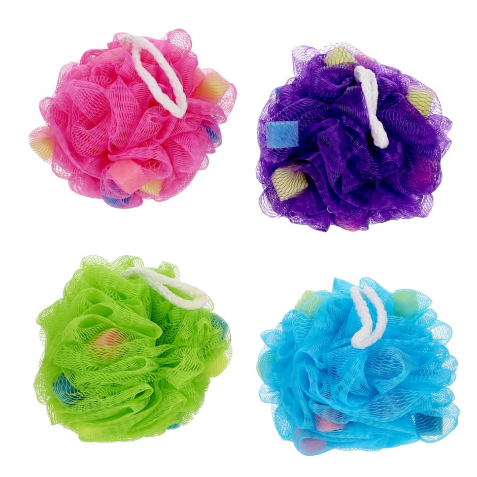 April Bath And Shower Bath Puff with Sponge