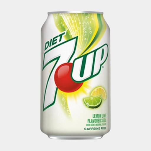 Canette 7Up diète 355ml / Soft Drink Can Diet 7Up 355ml