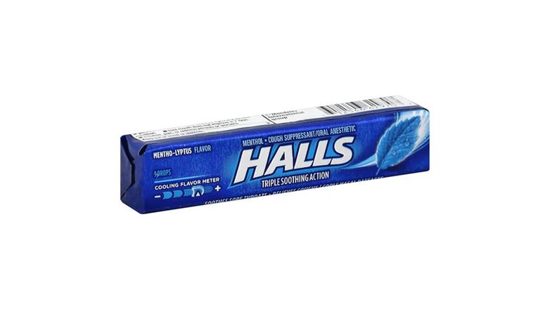 Halls Cough Suppressant Menthol Lyptus Drops - 9 Ea / Pack, 20 Pack